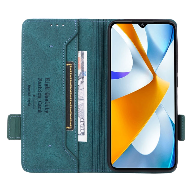 For Xiaomi Poco C40 Magnetic Clasp Flip Leather Phone Case