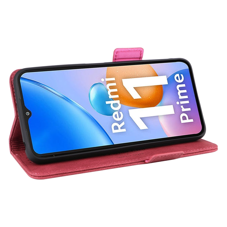 For Xiaomi Redmi 11 Prime 4G Magnetic Clasp Flip Leather Phone Case