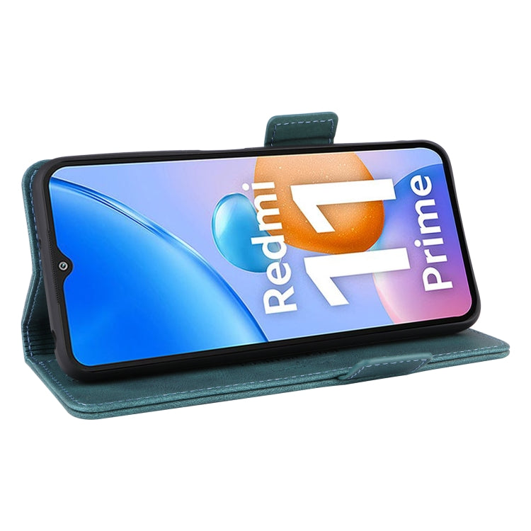 For Xiaomi Redmi 11 Prime 4G Magnetic Clasp Flip Leather Phone Case