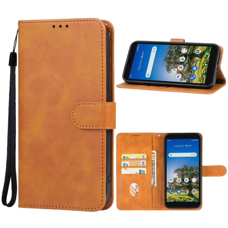 For AT&T Calypso 3 U328AA Leather Phone Case