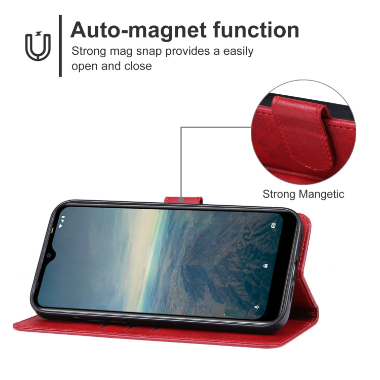 For Vodafone Smart V22 Leather Phone Case