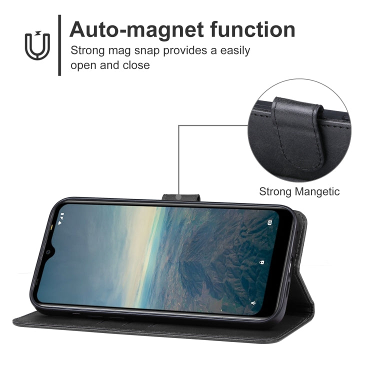 For Vodafone Smart V22 Leather Phone Case