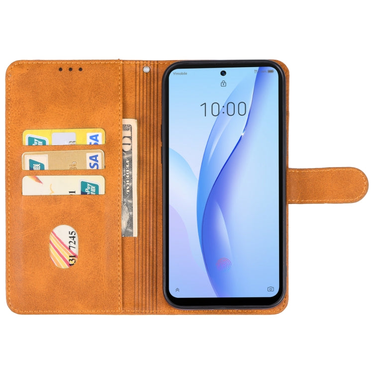 For ZTE Libero 5G III Leather Phone Case