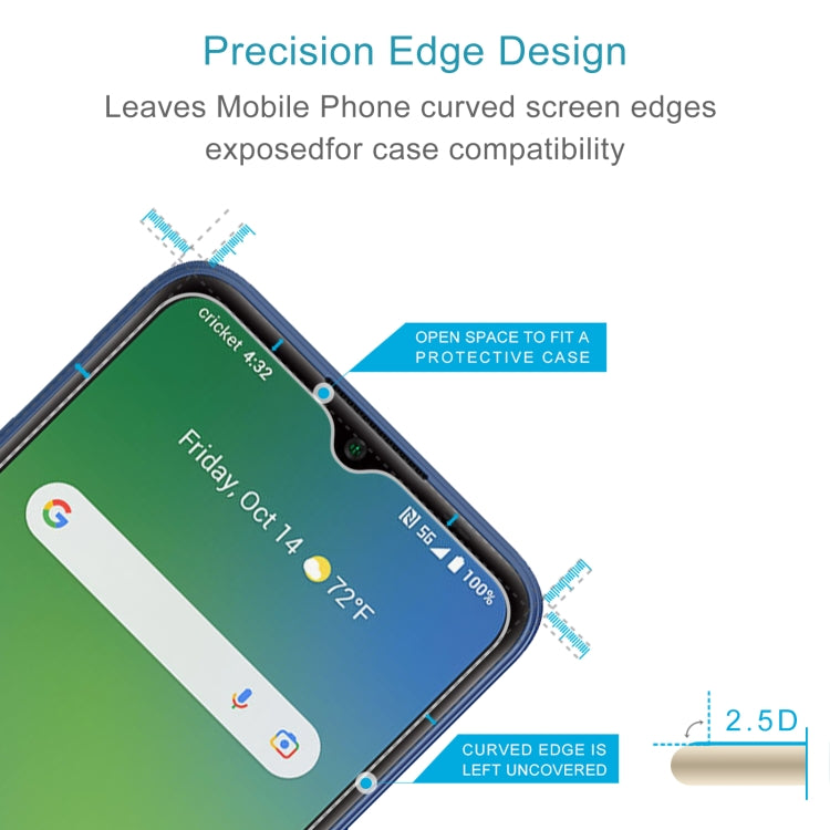 For Cricket Innovate E 5G 2022 10pcs 0.26mm 9H 2.5D Tempered Glass Film