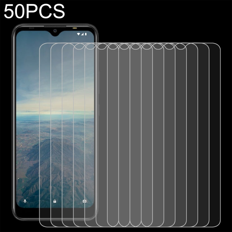 For Vodafone Smart V22 50pcs 0.26mm 9H 2.5D Tempered Glass Film