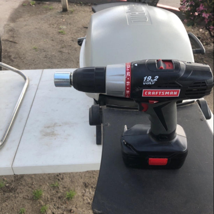 Leveling Scissor Jack Socket Drill Adapter,for 3/4 inch Hex Drive Jacks