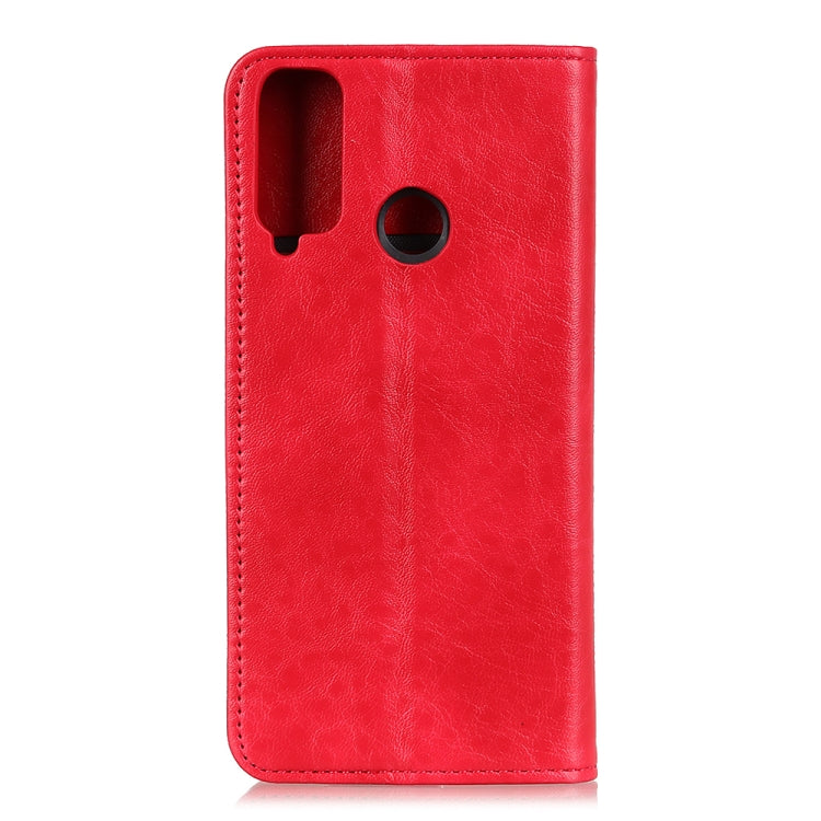 For Huawei Honor Play 4T Magnetic Crazy Horse Texture Horizontal Flip Leather Case with Holder & Card Slots & Wallet