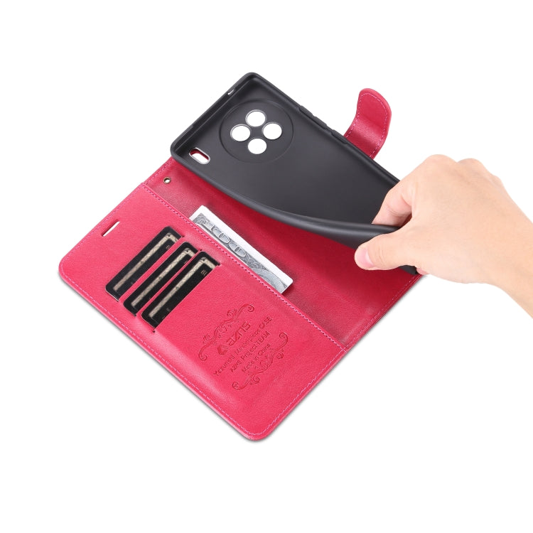 For vivo X90 AZNS Sheepskin Texture Flip Leather Phone Case