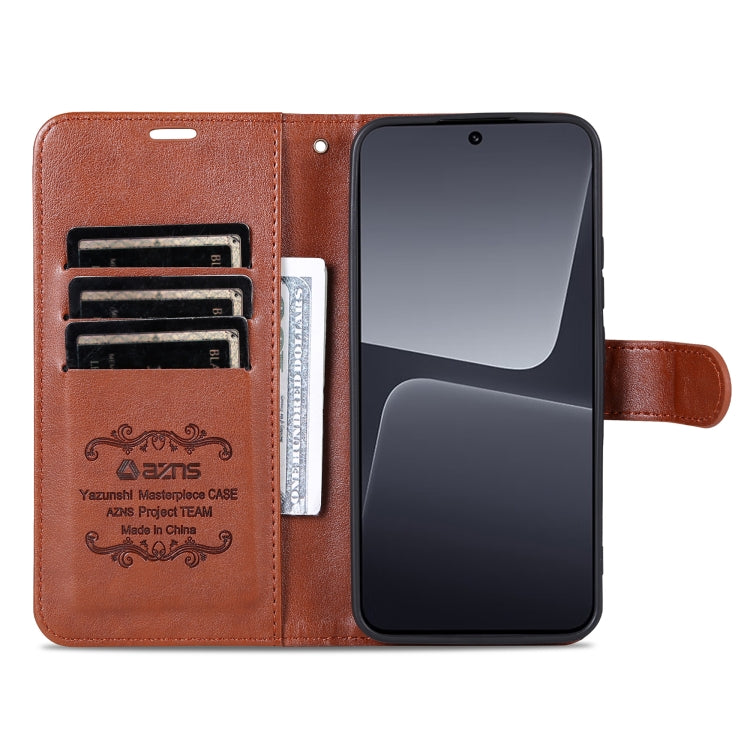 For Xiaomi 13 AZNS Sheepskin Texture Flip Leather Phone Case