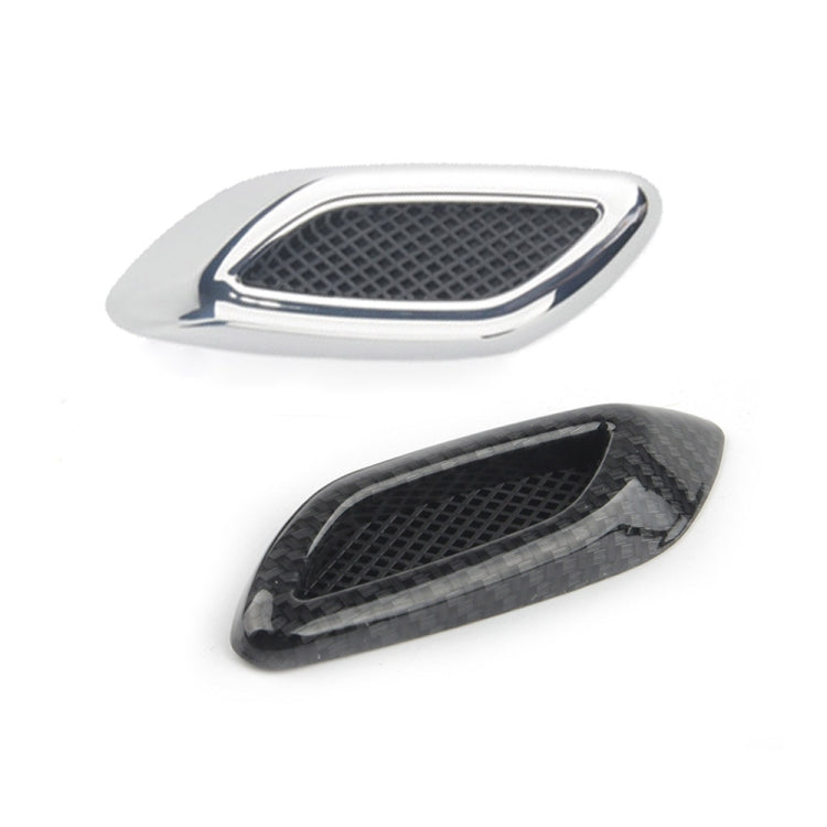 2 in 1 Car Hood Frame Decorative Stickers Fender Air Outlet Stickers