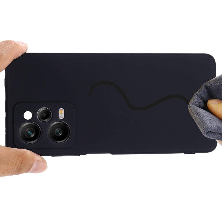 For Xiaomi Redmi Note 12 Pro 5G Global Pure Color Liquid Silicone Shockproof Full Coverage Case