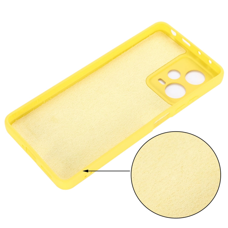 For Xiaomi Redmi Note 12 Pro 5G Global Pure Color Liquid Silicone Shockproof Full Coverage Case