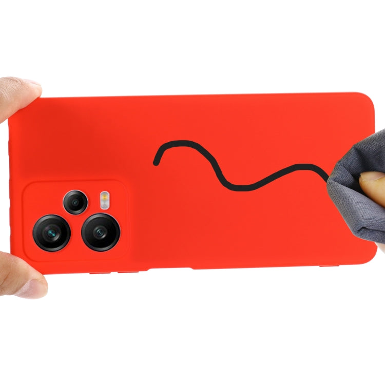 For Xiaomi Redmi Note 12 Pro 5G Global Pure Color Liquid Silicone Shockproof Full Coverage Case
