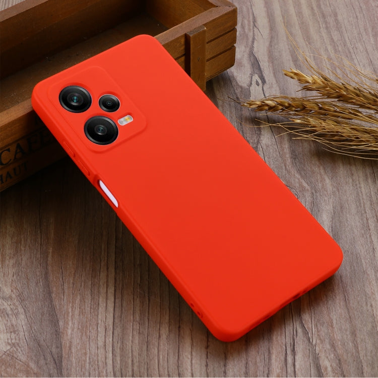 For Xiaomi Redmi Note 12 Pro 5G Global Pure Color Liquid Silicone Shockproof Full Coverage Case