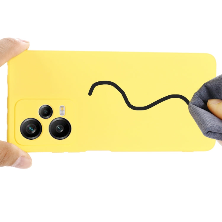 For Xiaomi Redmi Note 12 Pro+ China / Note 12 Discovery Pure Color Liquid Silicone Shockproof Full Coverage Case