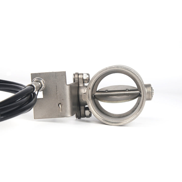 Oblique Sports Car Manually Open Exhaust Pipe Valve for 51mm Tube