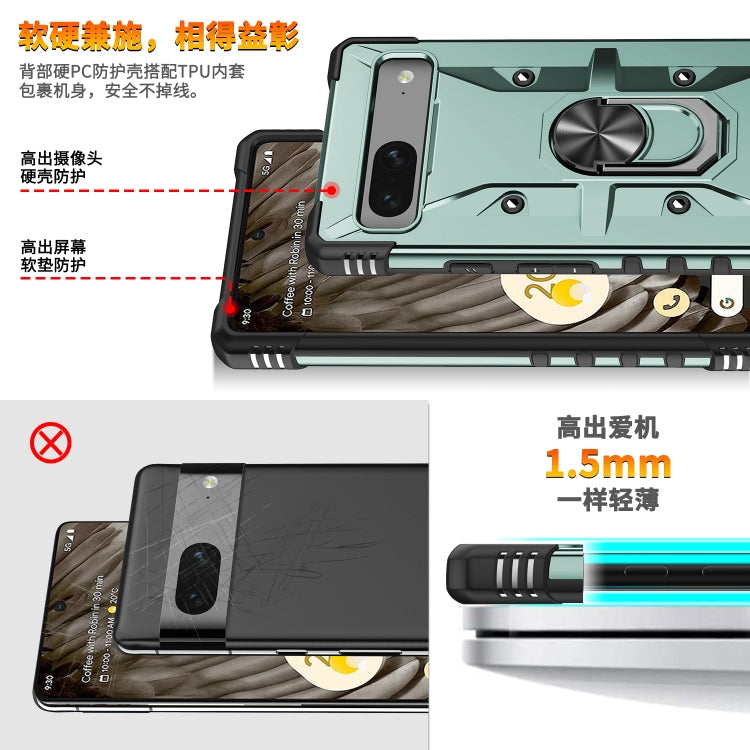 For Google Pixel 7 5G Ring Holder Phone Case