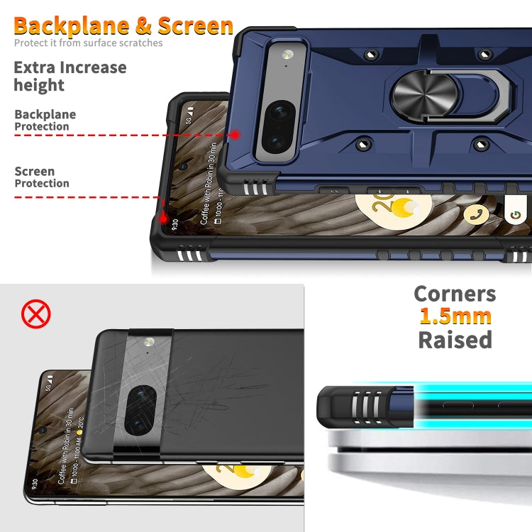 For Google Pixel 7 5G Ring Holder Phone Case