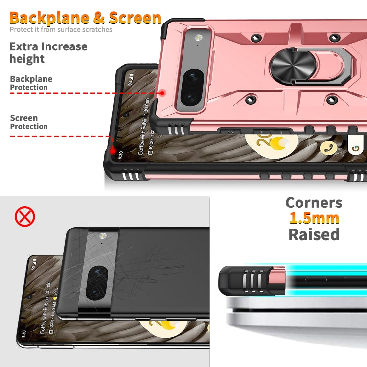 For Google Pixel 7 5G Ring Holder Phone Case