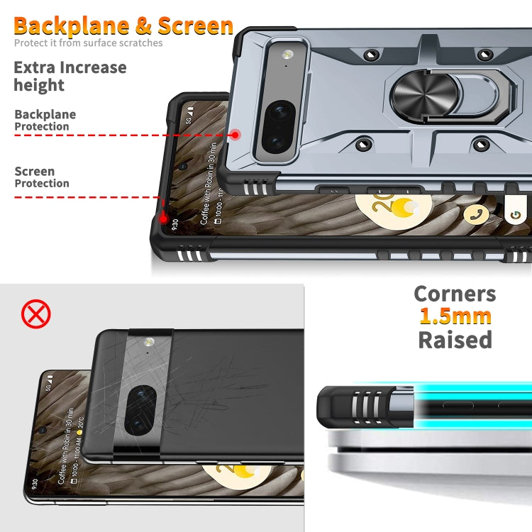 For Google Pixel 7 5G Ring Holder Phone Case