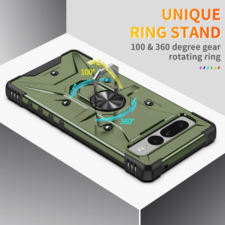 For Google Pixel 7 Pro 5G Ring Holder Phone Case
