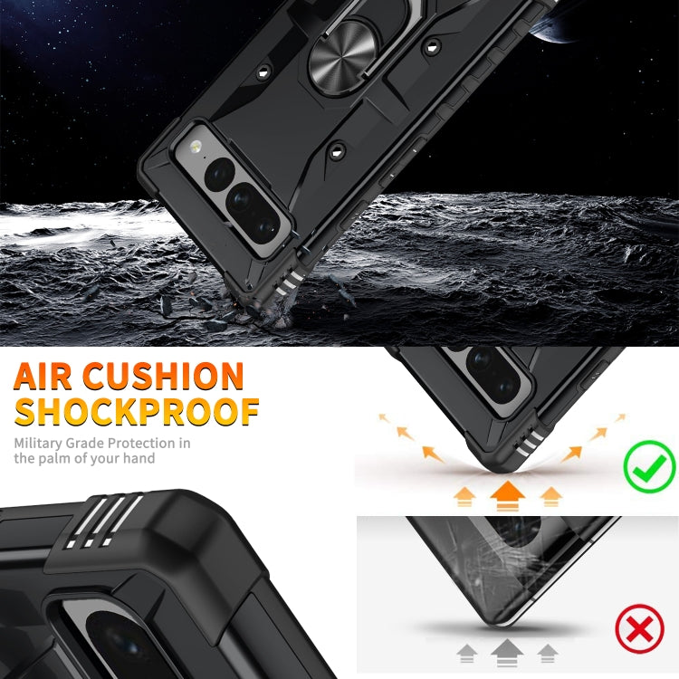 For Google Pixel 7 Pro 5G Ring Holder Phone Case