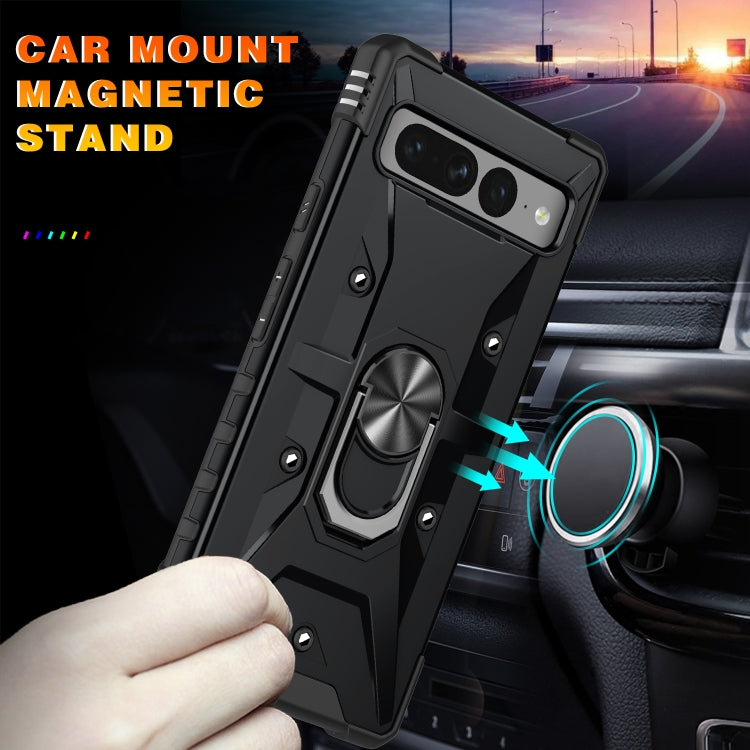 For Google Pixel 7 Pro 5G Ring Holder Phone Case