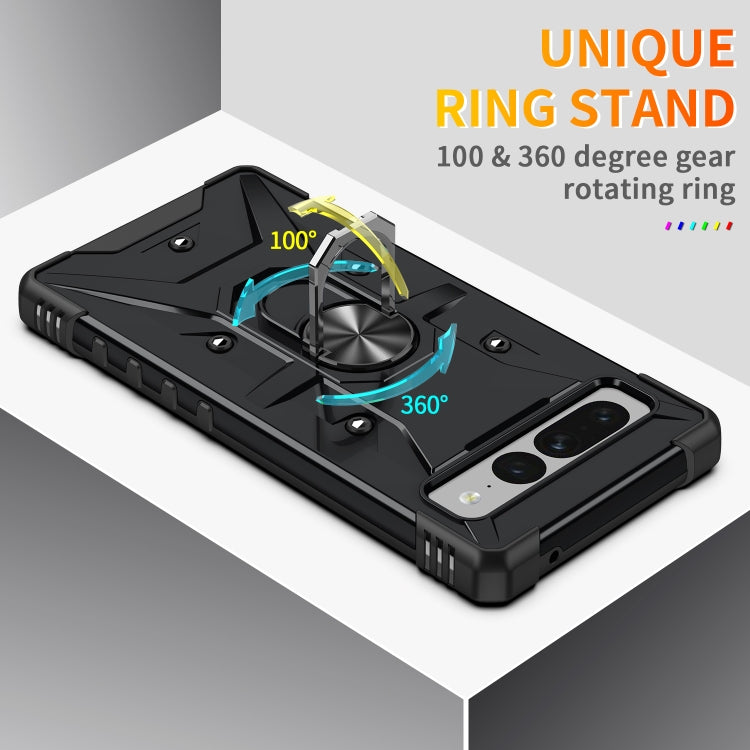 For Google Pixel 7 Pro 5G Ring Holder Phone Case