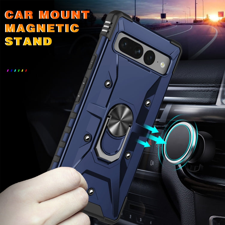 For Google Pixel 7 Pro 5G Ring Holder Phone Case