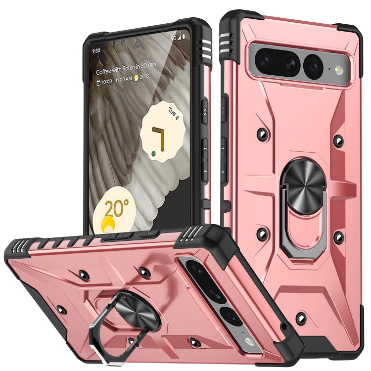 For Google Pixel 7 Pro 5G Ring Holder Phone Case