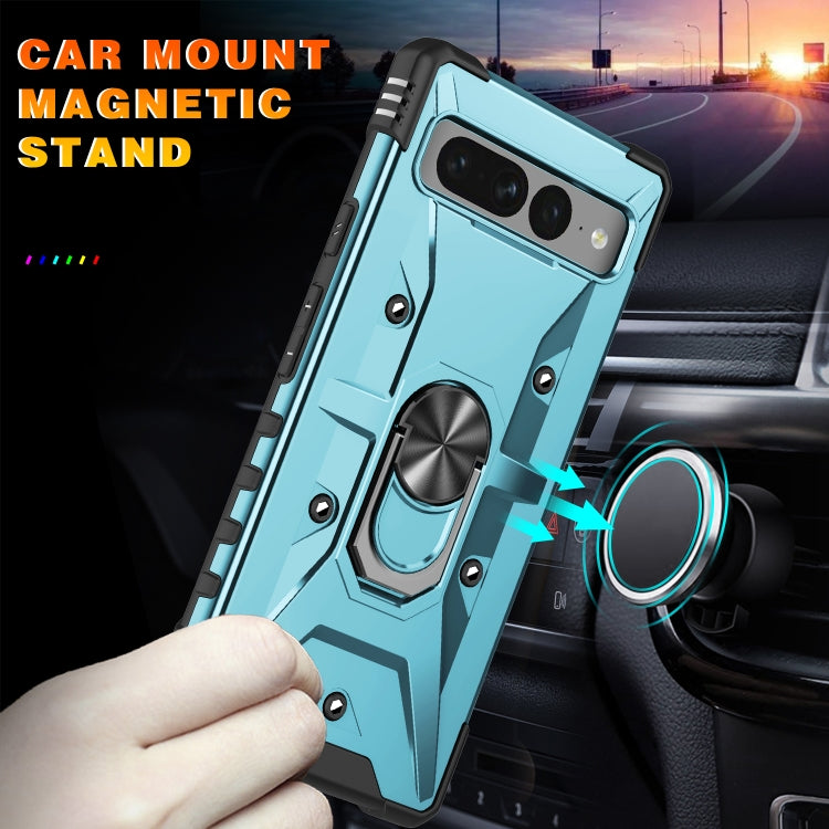 For Google Pixel 7 Pro 5G Ring Holder Phone Case