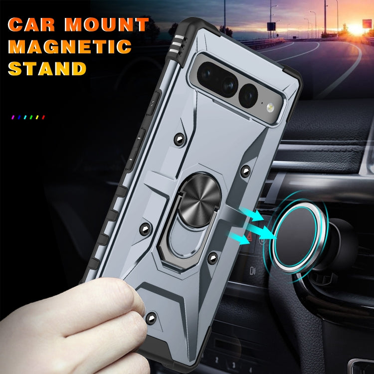 For Google Pixel 7 Pro 5G Ring Holder Phone Case