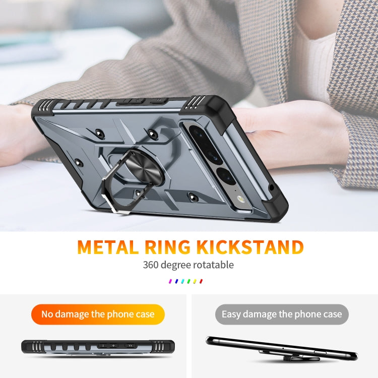 For Google Pixel 7 Pro 5G Ring Holder Phone Case