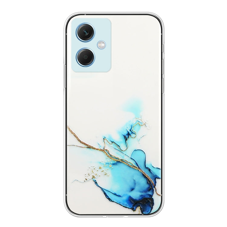 For Xiaomi Redmi Note 12 China Hollow Marble Pattern TPU Precise Hole Phone Protective Case