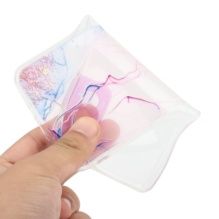 For Xiaomi Redmi Note 12 Pro 5G China Hollow Marble Pattern TPU Precise Hole Phone Protective Case