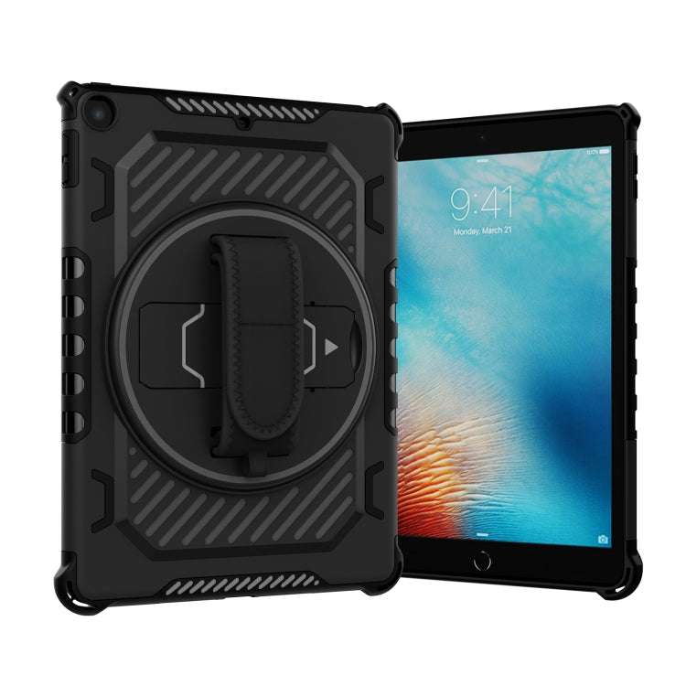For iPad 9.7 2018/2017 Shockproof Tablet Case with Holder & Hand Strap