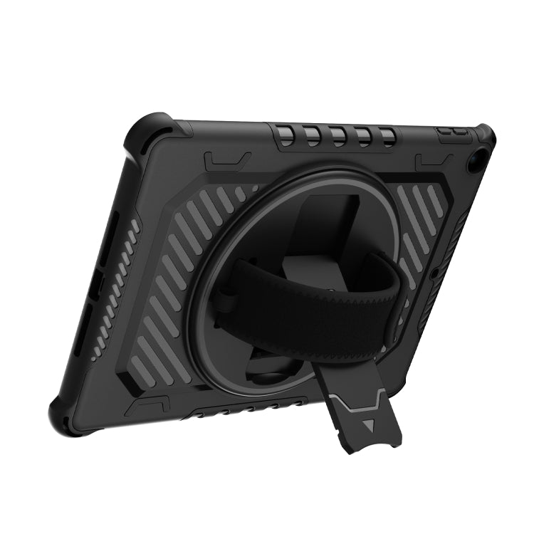 For iPad 9.7 2018/2017 Shockproof Tablet Case with Holder & Hand Strap