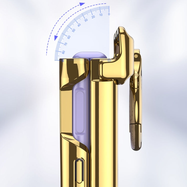 For Huawei P50 Pocket GKK Magnetic Shaft Electroplated Plain Leather Woven Texture Phone Case with Ring