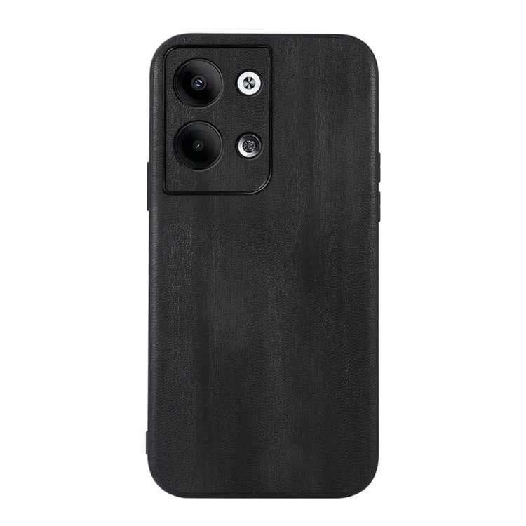 For OPPO Reno9 / Reno9 Pro Yellow Cow Texture PU Phone Case