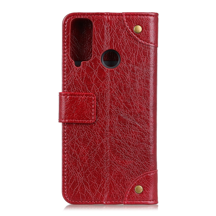 For Huawei Honor Play 4T Copper Buckle Nappa Texture Horizontal Flip Leather Case with Holder & Card Slots & Wallet