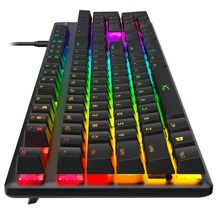 Kingston HyperX HX-KB6RDX-US Origin RGB Gaming Mechanical Keyboard, Style:Fire Shaft