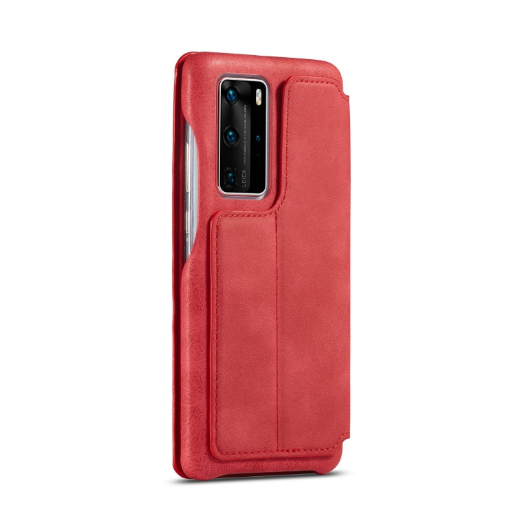 For Huawei P40 Pro LC.IMEEKE Hon Ancient Series Horizontal Flip Leather Case with Holder & Card Slot