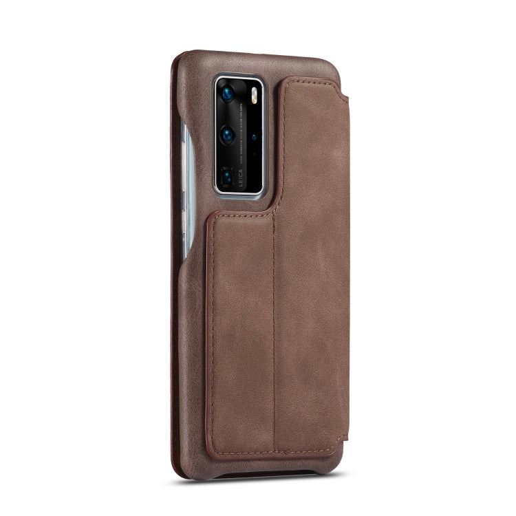 For Huawei P40 Pro LC.IMEEKE Hon Ancient Series Horizontal Flip Leather Case with Holder & Card Slot