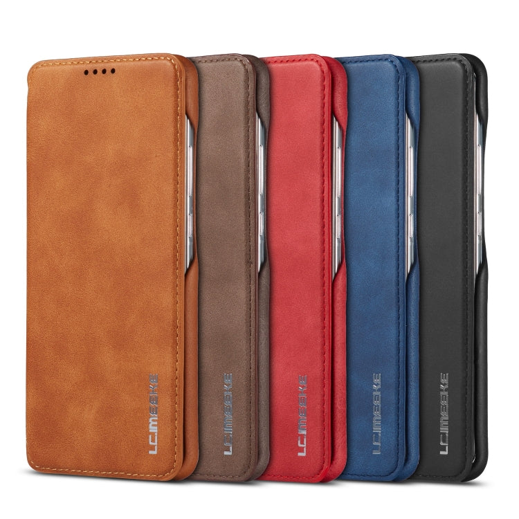 For Huawei P40 LC.IMEEKE Hon Ancient Series Horizontal Flip Leather Case with Holder & Card Slot