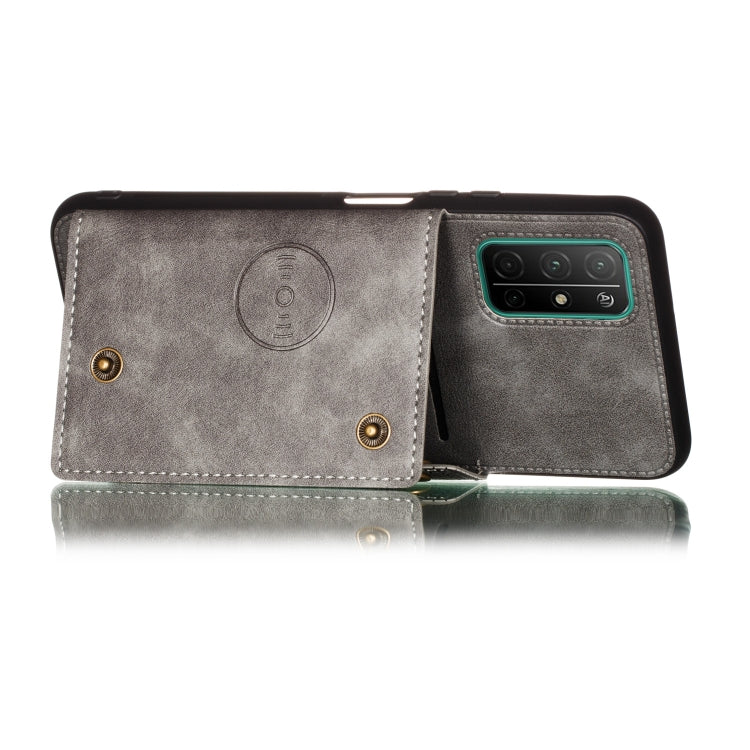 For Huawei RY30S PU + TPU Shockproof Magnetic Protective Case with Card Slots