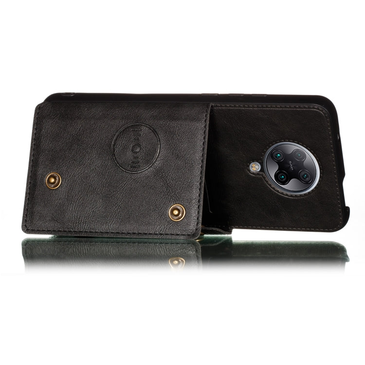 For Vivo S6 PU + TPU Shockproof Magnetic Protective Case with Card Slots