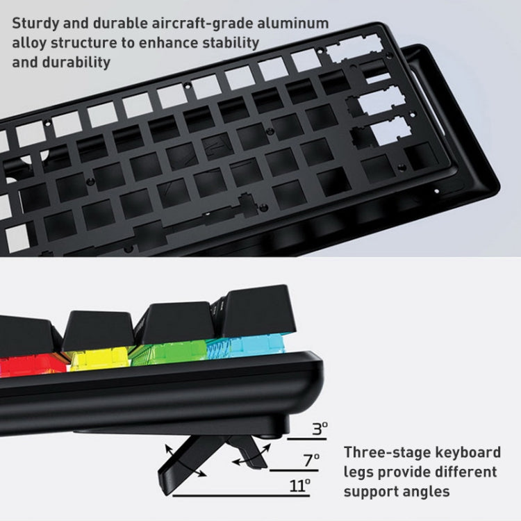 Kingston HyperX HKBO1S-RB-US/G Origin 60 Gaming Mechanical Keyboard, Style:Fire Shaft