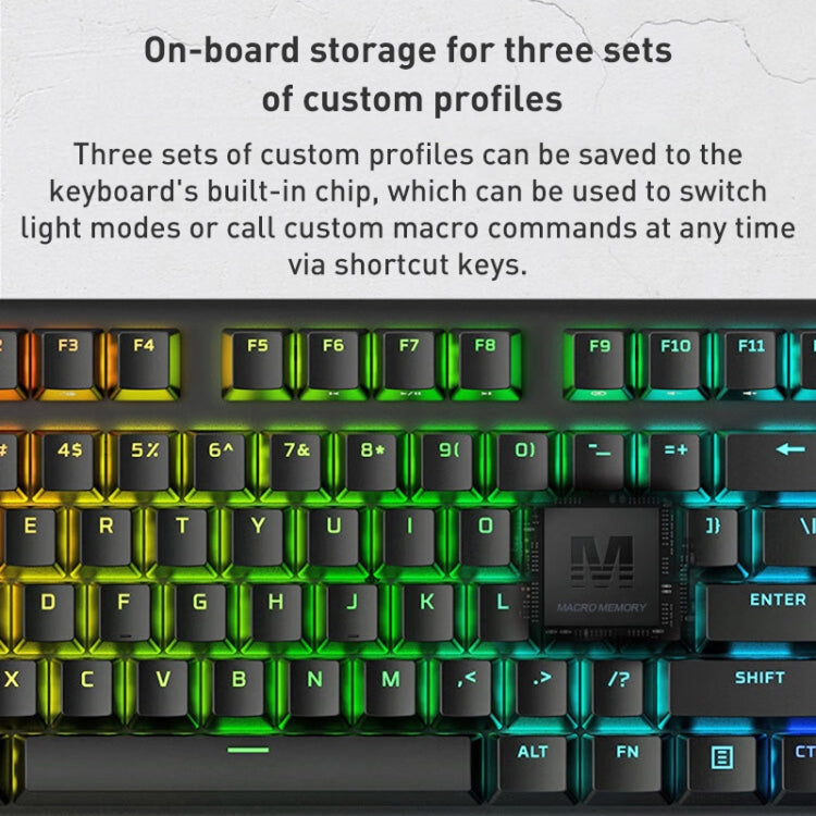 Kingston HyperX Origin Competitive Edition PBT Keycap RGB Gaming Mechanical Keyboard, Style:Water Shaft