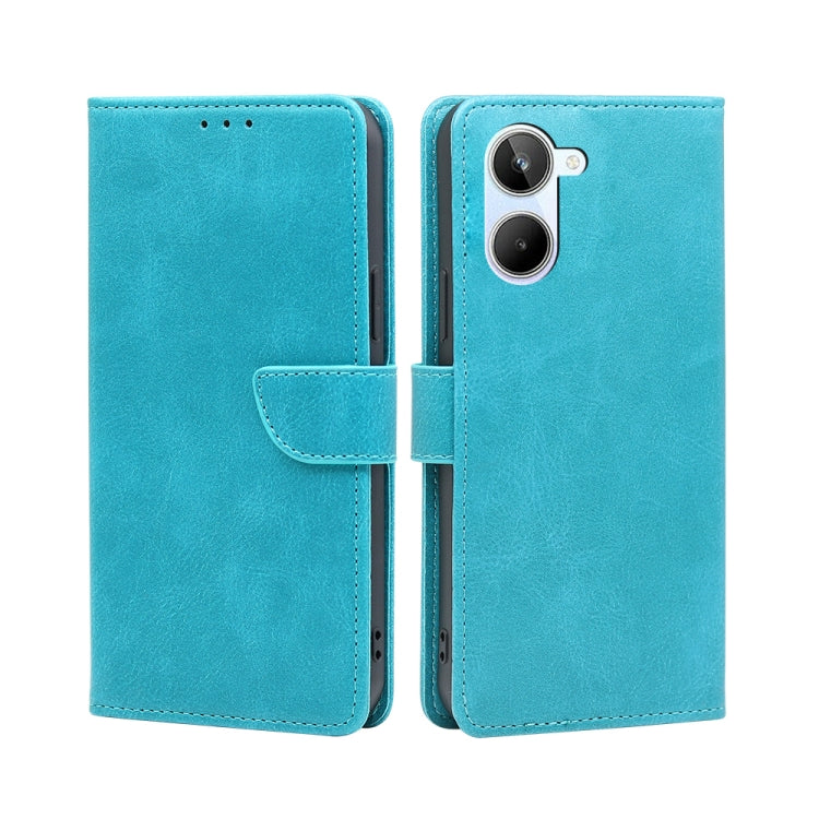 For Realme 10 4G Calf Texture Buckle Flip Leather Phone Case