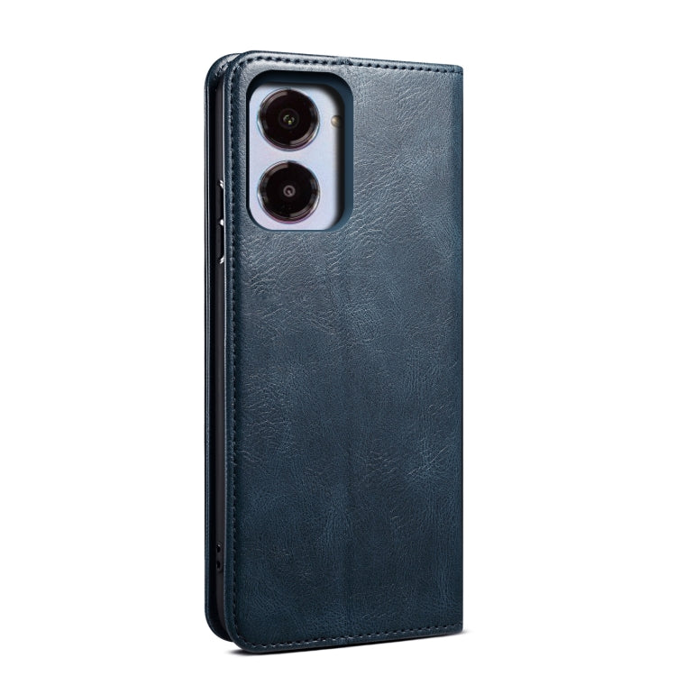 For Realme 10 4G Oil Wax Crazy Horse Texture Leather Phone Case